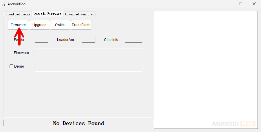 RockChip Android Tool Firmware Tab