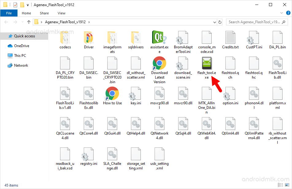 Agenew Flash Tool Open