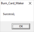 Amlogic Burn Card Maker Success