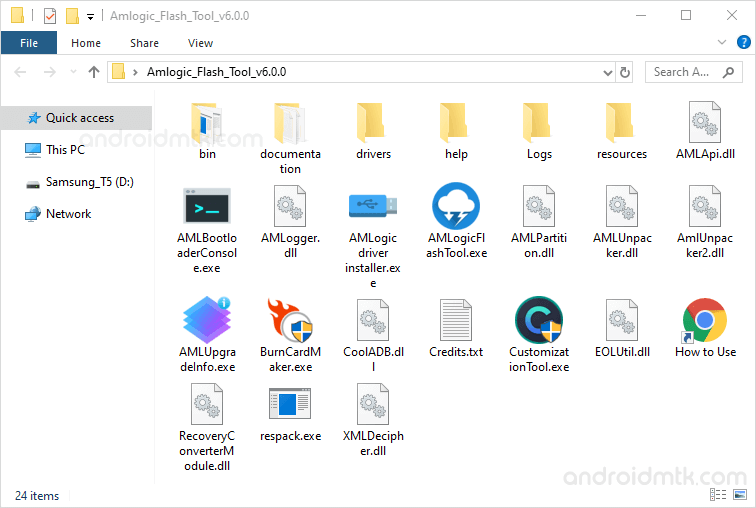 Amlogic Flash Tool Files