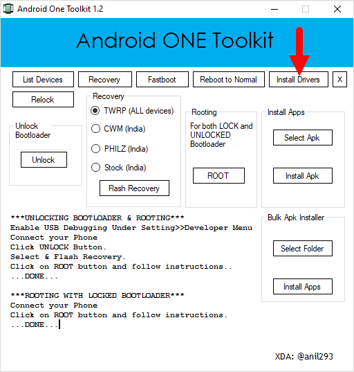 Androidonetoolkit Install Driver