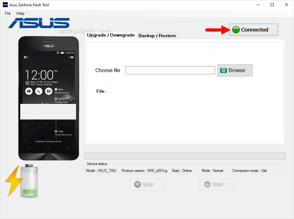 How to use Asus Zenfone Flash Tool