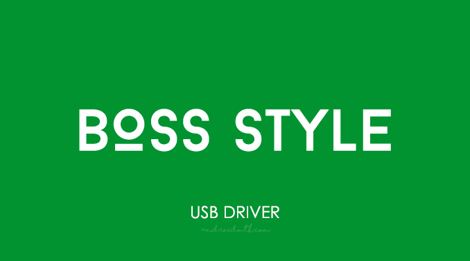 Boss Style Usb Driver