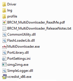 Broadcom Multi Downloader Files