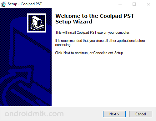 Coolpad PST Tool Setup