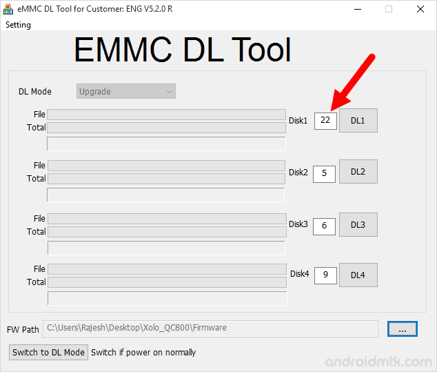 Emmc Dl For Customer Change Port