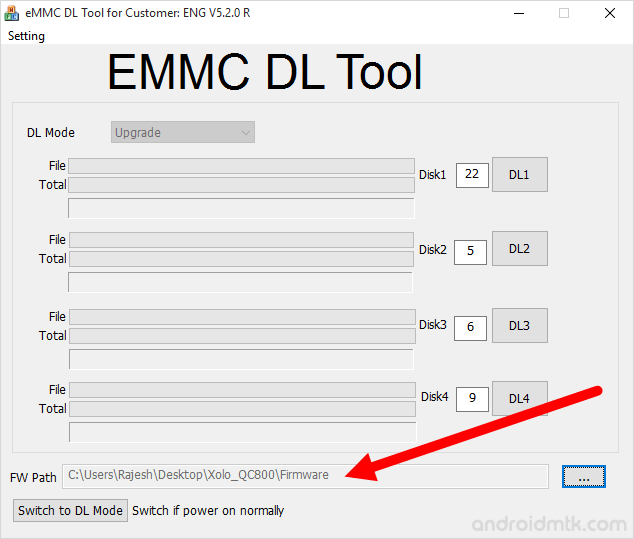 eMMC DL For Customer Firmware Added