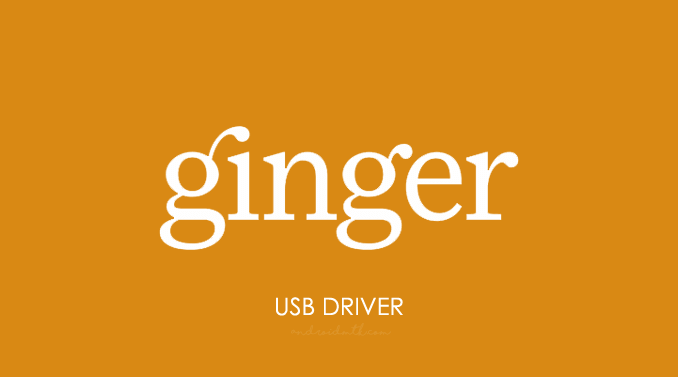 Ginger Usb Driver