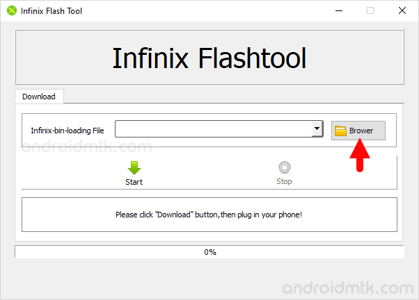 Infinix Flash Tool Browser