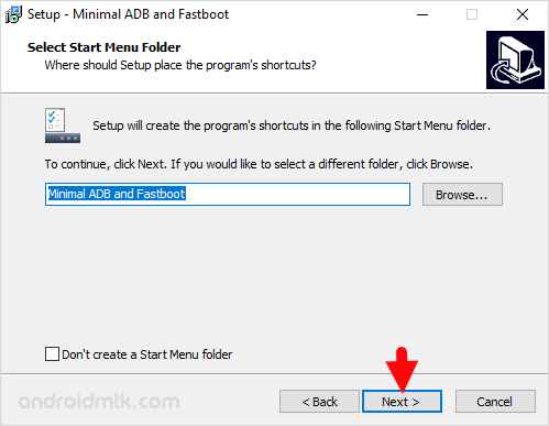 Minimal ADB Fastboot Setup Shortcut