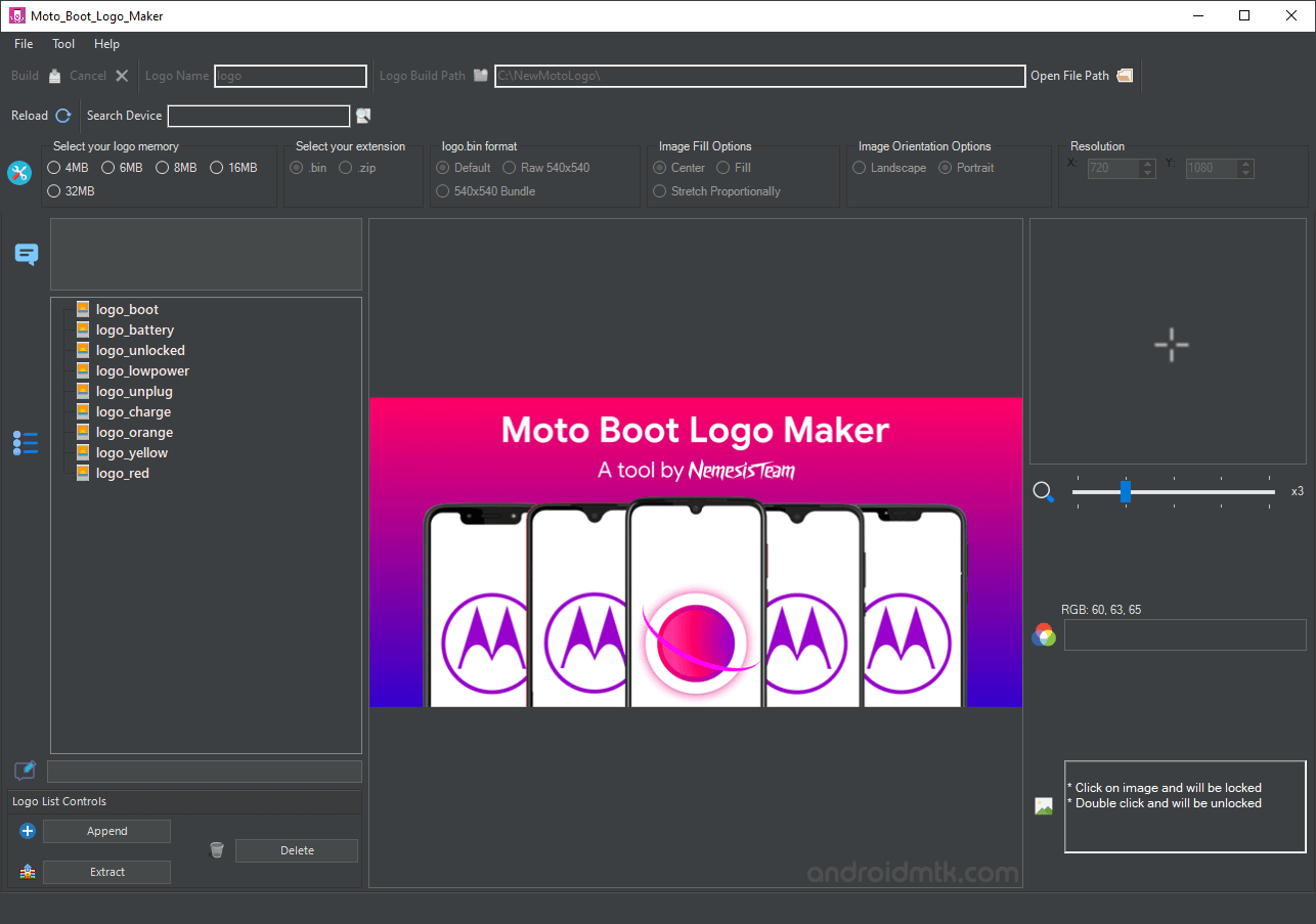 Moto Boot Logo Maker Tool