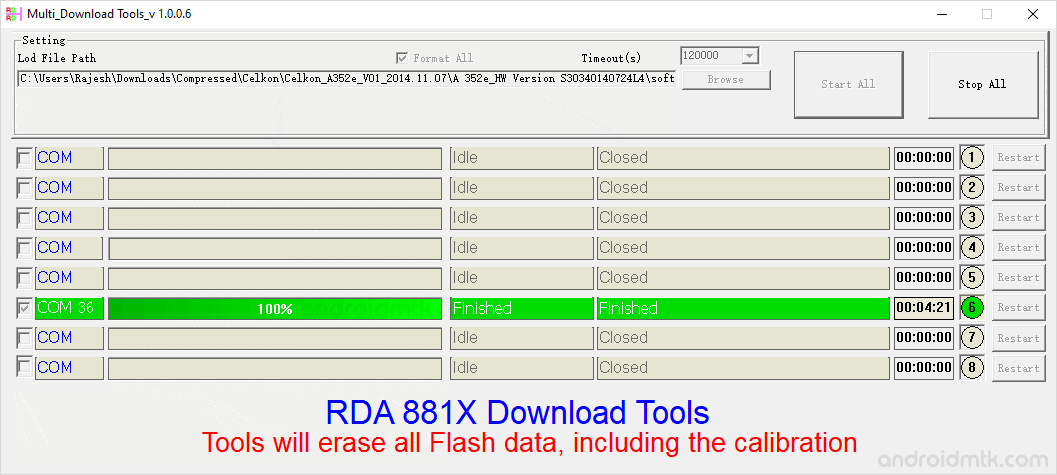 rda multi tool finish