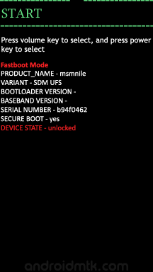 Realme Fastboot