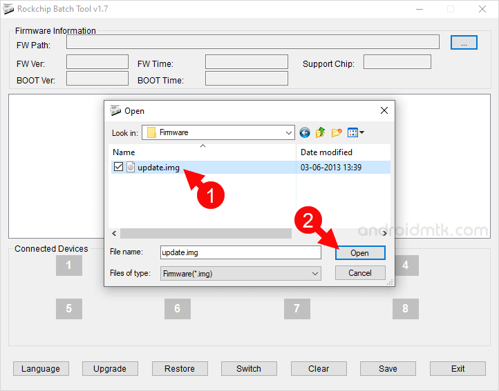 How to use RockChip Batch Tool to flash or install .img Firmware How to use RockChip Batch Tool to flash or install .img Firmware