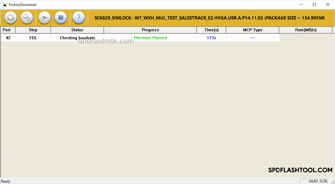 SPD Factory Tool Success