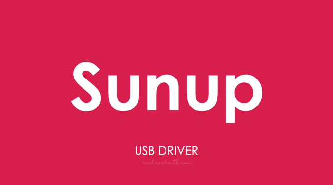 Sunup USB Driver