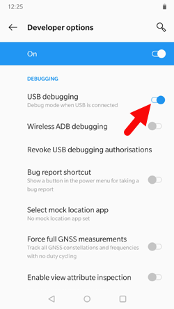 USB Debugging on OnePlus 2
