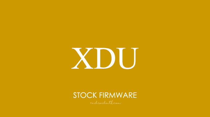 XDU Stock ROM